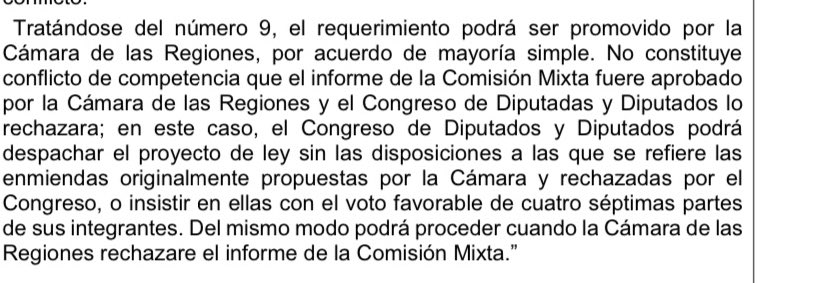 josefina_delaf's tweet photo. Ayer venció el plazo para indicaciones en Comisión de Sistemas de Justicia. En el artículo de atribuciones de Corte Constitucional se ingresó una indicación que repone la insistencia de 4/7 caída ayer. Está en la parte final de la indicación. https://t.co/NrJ15V4WtV