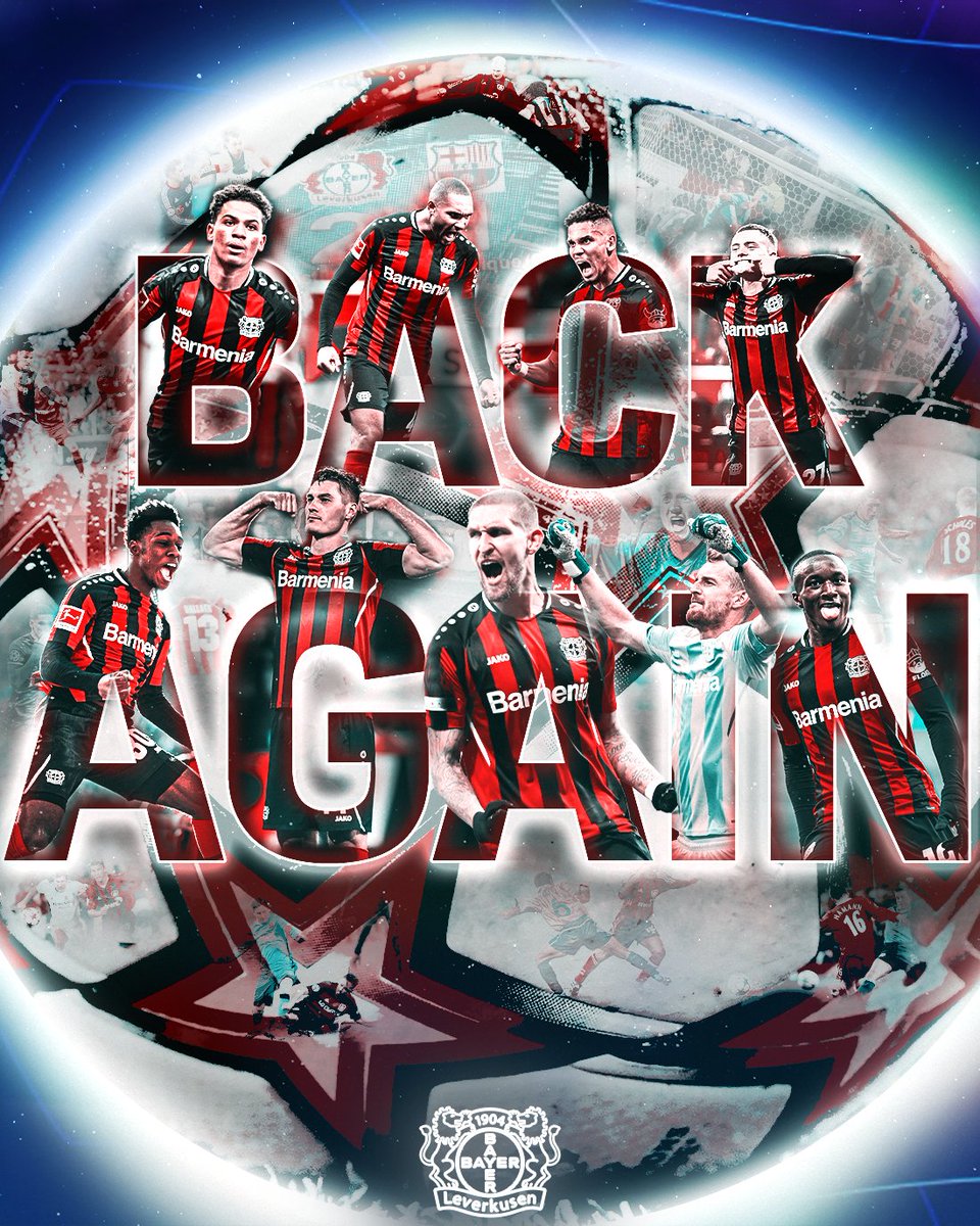 bayer04_es's tweet photo. 🎶 do-do-do-do🎶 

🗣 Laaa Chaaaaampions... 

🏆 @ChampionsLeague I #SomosBayer04 🖤❤️ https://t.co/5RTpKvkuQz