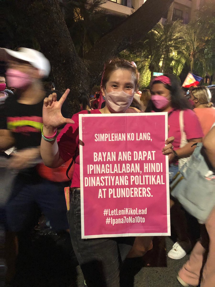 yxnyxnmahiwaga's tweet image. Para sa bayan! 🌸🌾

#MakatiIsPink #Ipana7oNa10ParaSaLahat 
#10RobredoForPresident #7PangilinanForVicePresident