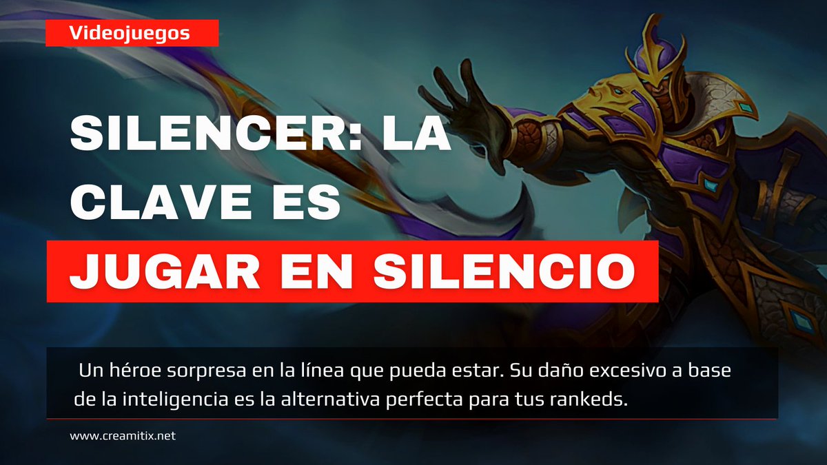 creamitix's tweet photo. Pero ¿Por qué Silencer está fuerte en el Meta?🤔🧠
✅Nota completa en: 
https://t.co/K2IXubfVcQ

✍️: Jean Pierre López
@nelaggwp   #creamitix #Dota2 #Silencer #Hardcarry #gamer #dotero https://t.co/al33ATV12L