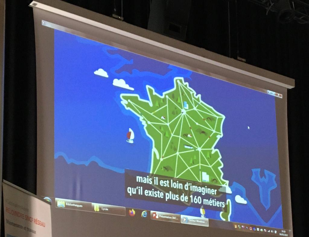 LyceeRudloff's tweet photo. La SNCF Réseau est venue à la rencontre d'élèves de Tale Bac Pro MEI, MELEC et SN #LyceeRudloff pour présenter différents métiers, proposer des recrutements directs en cdi #jobdatiing Nos filières ont le vent en poupe ! @LamonJuliette  @ArnaudSCHAEFFE2 @OlivierFaron @dafpic https://t.co/leqMXgy3dA