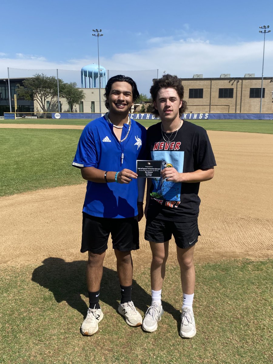 Congrats Santiago Perez and Devon Ashcraft for the nomination of <a href="/VSPYS/">VSPYS</a> Best Moment for executing a WALK-OFF squeeze against Ascension Episcopal in the Jesuit NOLA Invitational‼️ The Vikings went 2-1 in the NO tourney while visiting St. Joseph Seminary❗️#VSPYS2022 #NeverGiveUp