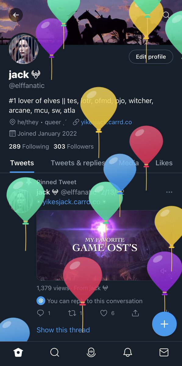 elffanatic's tweet photo. obsessed with these silly little balloons https://t.co/eU66vqhEg7