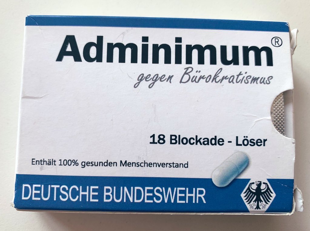 Grnfink2's tweet photo. @SvenReh @SvenUckermann @stadt_kiel @E_foerde @The3Swamp @BaainBw Alles zu einfach!
Hast Du etwa eine Tablette #Adminimum intus? https://t.co/NEt7tdvIUW