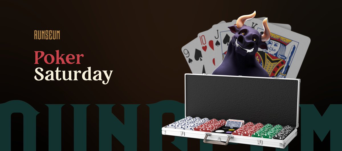 RunseumFR's tweet photo. Samedi c'est poker !

Rejoignez notre Discord https://t.co/lRaD76CV7M et suivez les instructions dans le chat #Poker pour vous inscrire♥️♦️♣️♠️
Rendez-vous aujourd'hui à 19h00 (Heure de Paris)

Plein de récompenses à gagner !🏆

#NFT #NFTGiveaway #NFTCommmunity https://t.co/RMMHsXDfvn