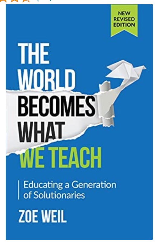 There is no greater joy than the moment our students realize that they have become our greatest teachers. Thank you @ZoeWeil for celebrating the power of #humane education & the #Solutionary mindset to activate change in our world. #lenseson #theworldbecomeswhatweteach