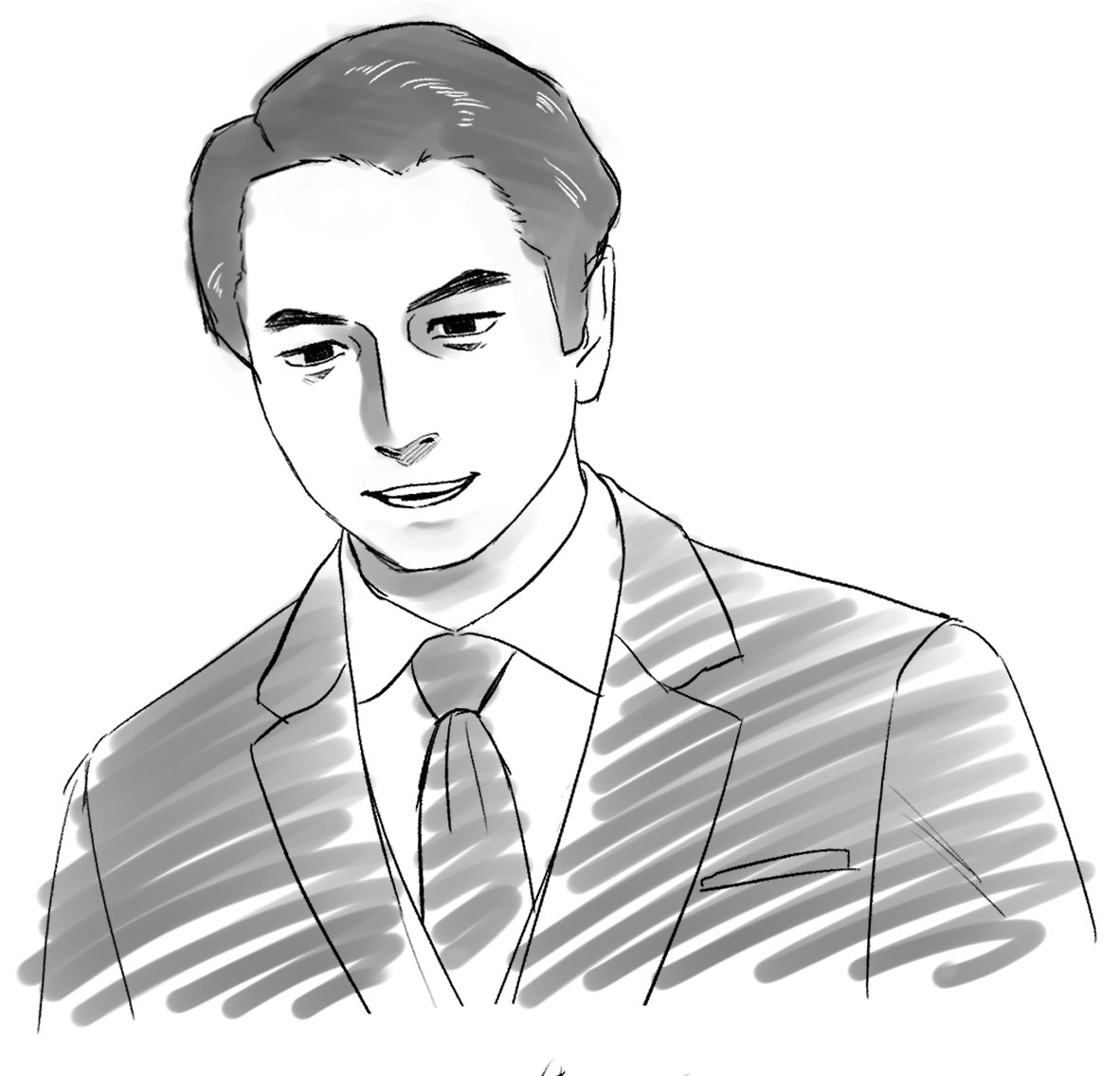 これは私が描いた黒岩 