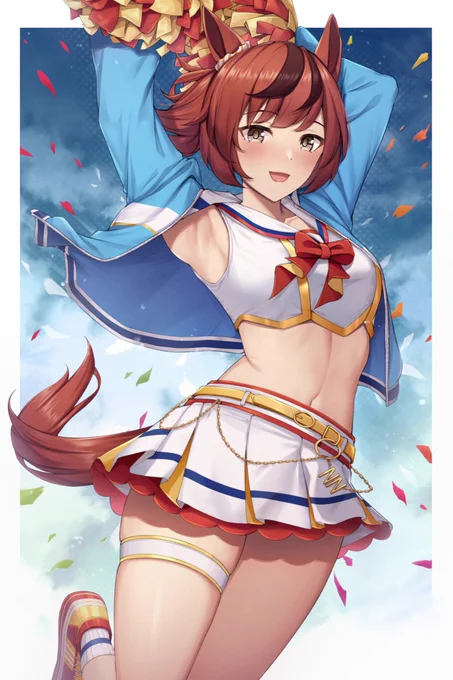 チアネイチャちゃん!
#ウマ娘 