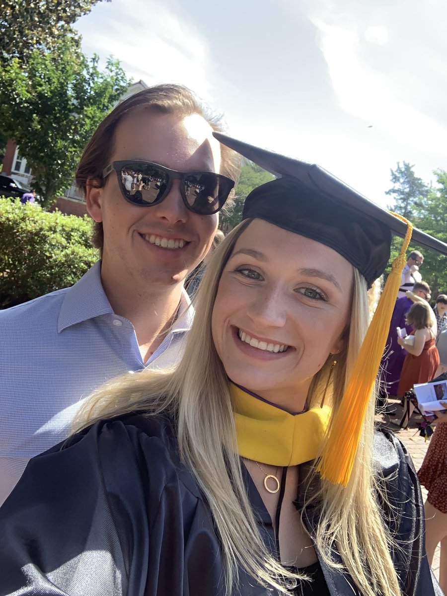 Officially a Master of Science! So thankful to everyone who has helped me over these last two years 🎓👩‍🎓 T- 19 days till my defense