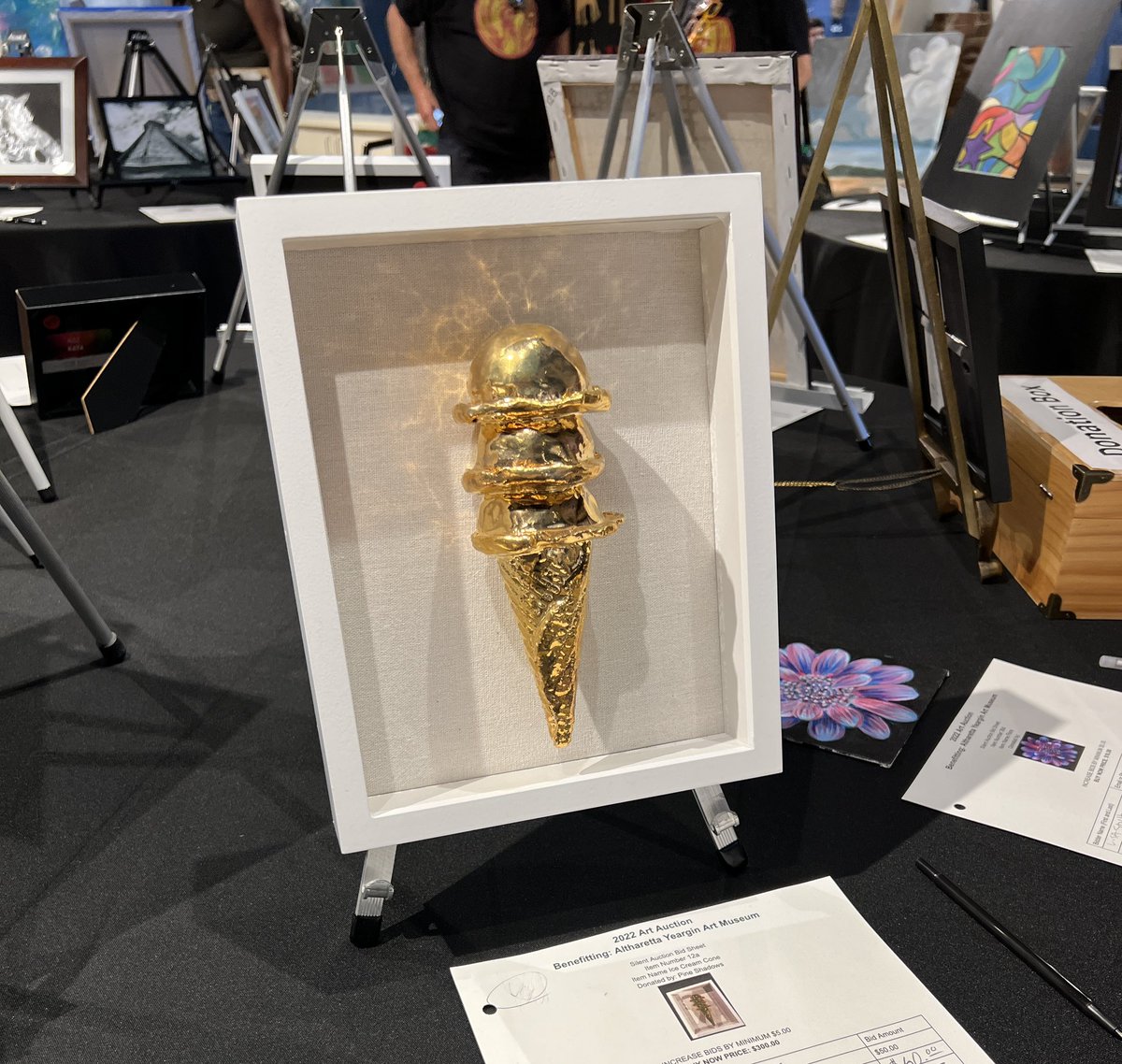ArtPop_Htx's tweet photo. Student vendors and a silent auction at Createfest2022!
Look at what amazing goodies I bought from the student vendors.
I also bid for a piece of art!
#createfest2022 #createfest #arteducation #finearts
@springbranch_va @sbisdarts @SBISD https://t.co/NSpFD8vm5X