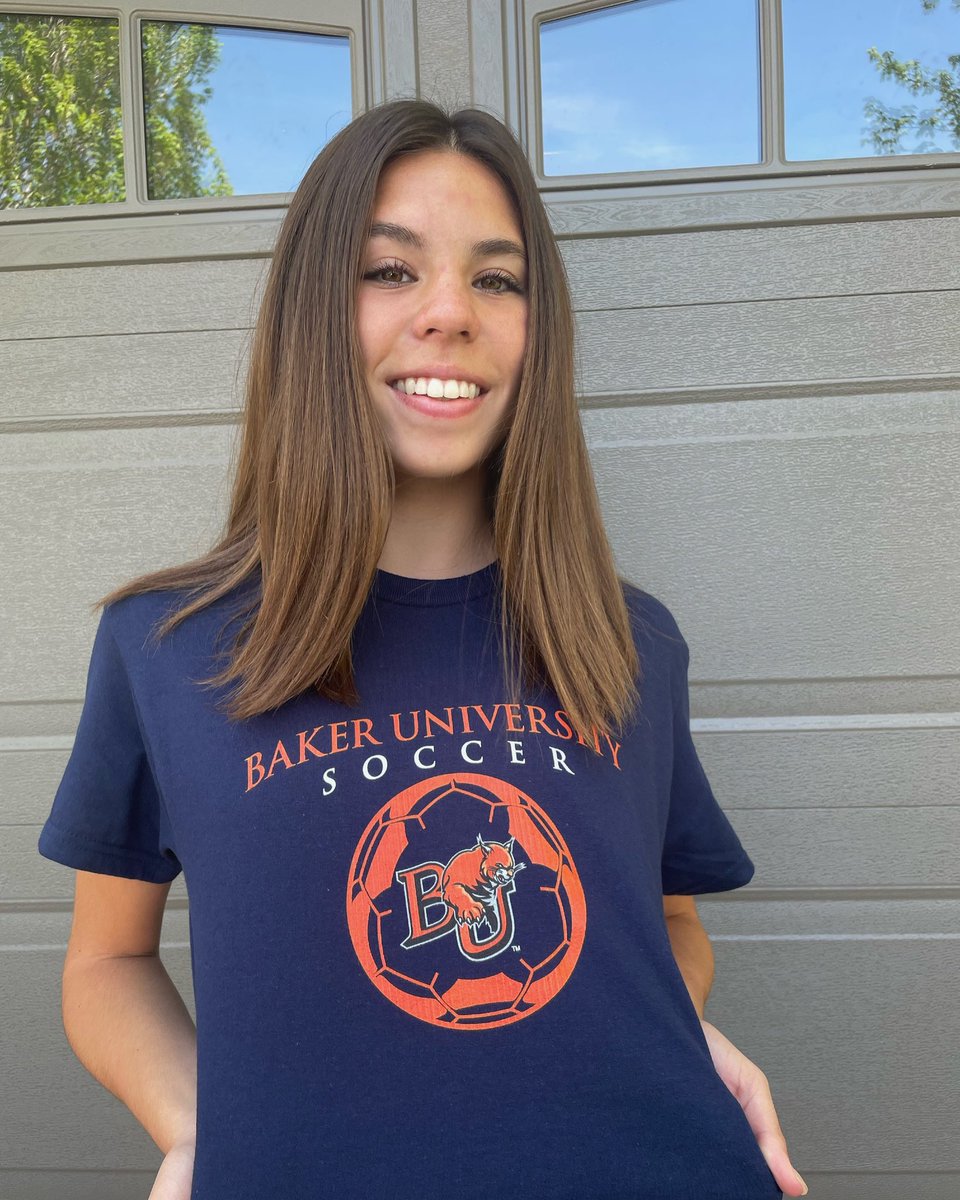 I am extremely excited to announce my verbal commitment to continue my academic and athletic career at Baker University! I want to thank all of my teammates, coaches, friends, and especially my parents. I cant wait to be a wildcat!! 💙🧡 <a href="/BU_WSoccer/">Baker Women’s Soccer</a> <a href="/kcfusionsc/">KC Fusion</a> <a href="/MVJagSoccer/">MV Soccer ⚽️</a>