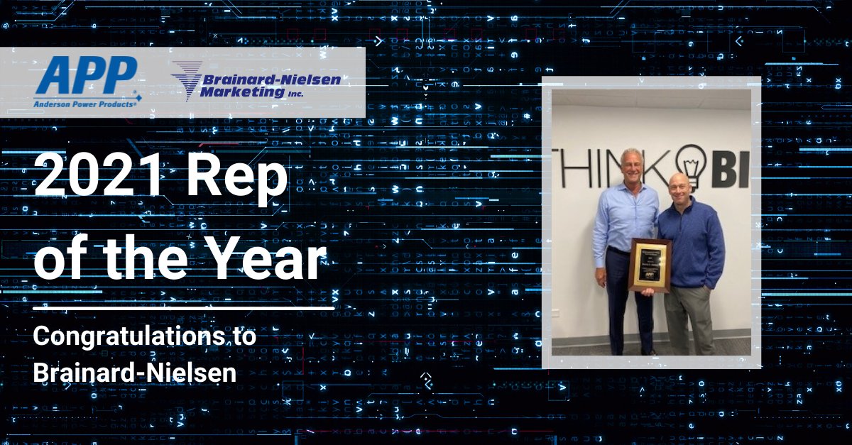 Our @bnmsales partners pose with their 2021 Rep of the Year award, which they won for their best-in-class product knowledge and ability to assist #engineers in the #ProductDesign process. Help us congratulate this rockstar team! 👏