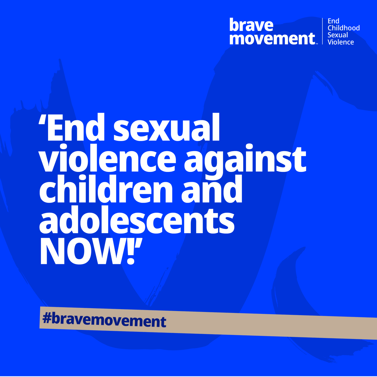 There’s 50 days to go until the #G7 summit.

Let's make sure that ending childhood sexual abuse is on the agenda.

Sign our petition and demand action from our #G7 leaders to #EndChildSexualAbuse. 

#BraveMovement

change.org/p/bebrave-g7-p…