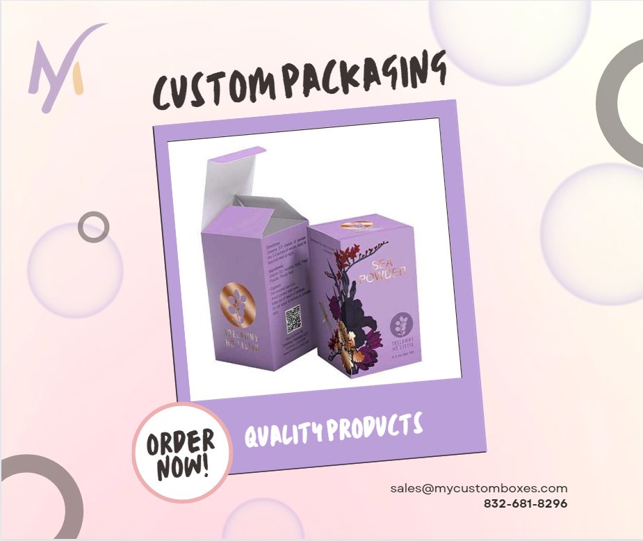 Mycustomboxes's tweet image. Custom boxes are the best way to pack your products. They are available in various sizes and shapes and can be customized as per your needs.

- Revenue
- Time efficiency
- Brand visibility

#packaging #printing #printboxes #boxes #requirement #packagingstyles #packagingdesign