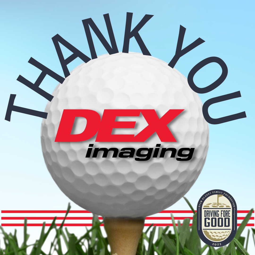 rbfamfoundation's tweet photo. A GREAT BIG THANK YOU to our good friends at @deximaging for becoming the presenting sponsor of our #DrivingForeGood event! We appreciate your support so much! #concussionawareness #concussion #tbi #brainhealth #rbff #saturday https://t.co/sRr2RdZNFf