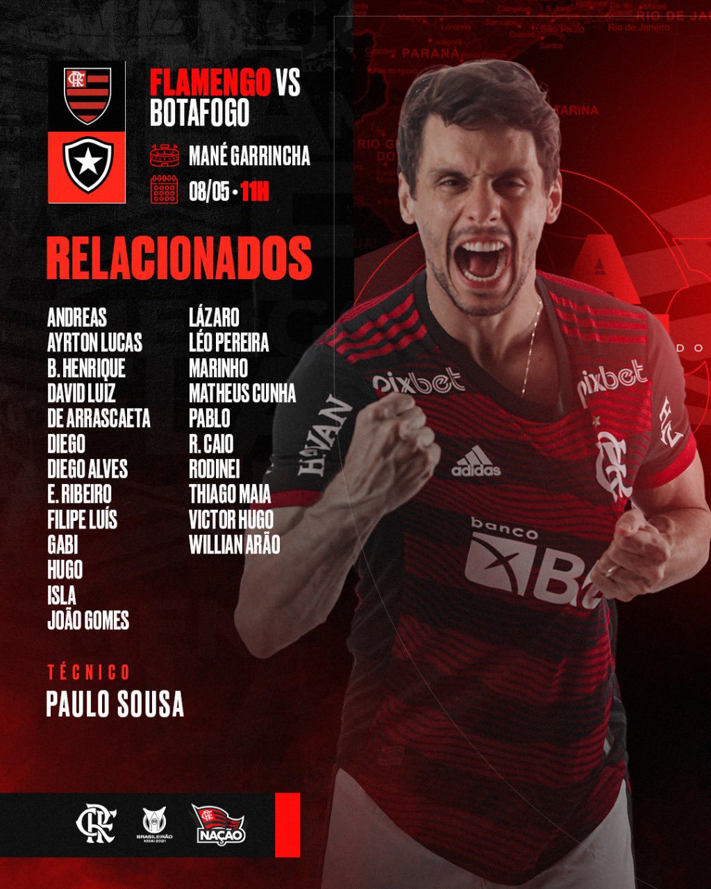 Quiz botafogo e Flamengo