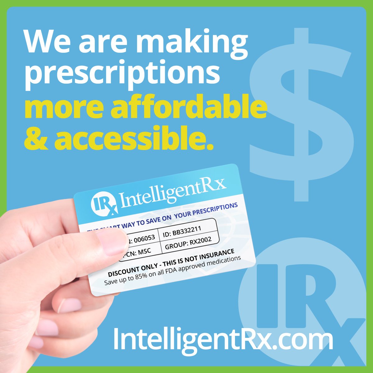 We are making prescriptions more affordable and accessible to all Americans.

#prescriptions #pharmacy #healthcare #medication #rx #affordabledrugs #affordablemeds #genericdrugs #insurance #health #deals #money #sales #wellness