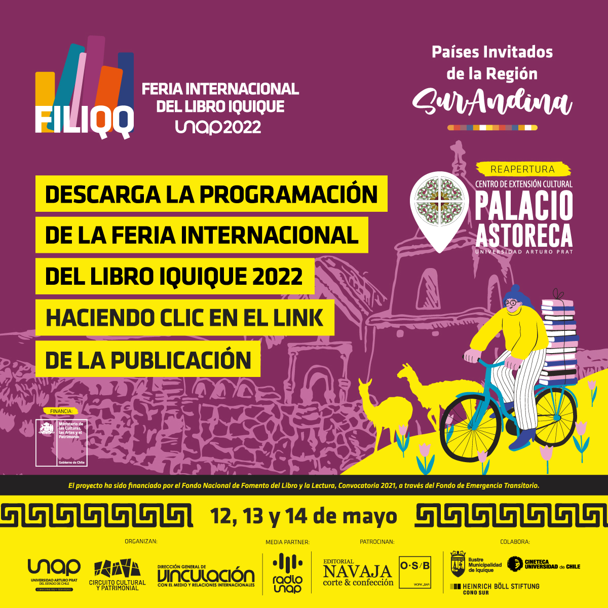 unapcl's tweet photo. 📚 Un solo click te llevará a muchos mundos literarios:
🌠 https://t.co/VEdFEIXO6V
#Iquique #cultura #libros #feriaDelLibro #unapinos https://t.co/XxIgLVtIYl