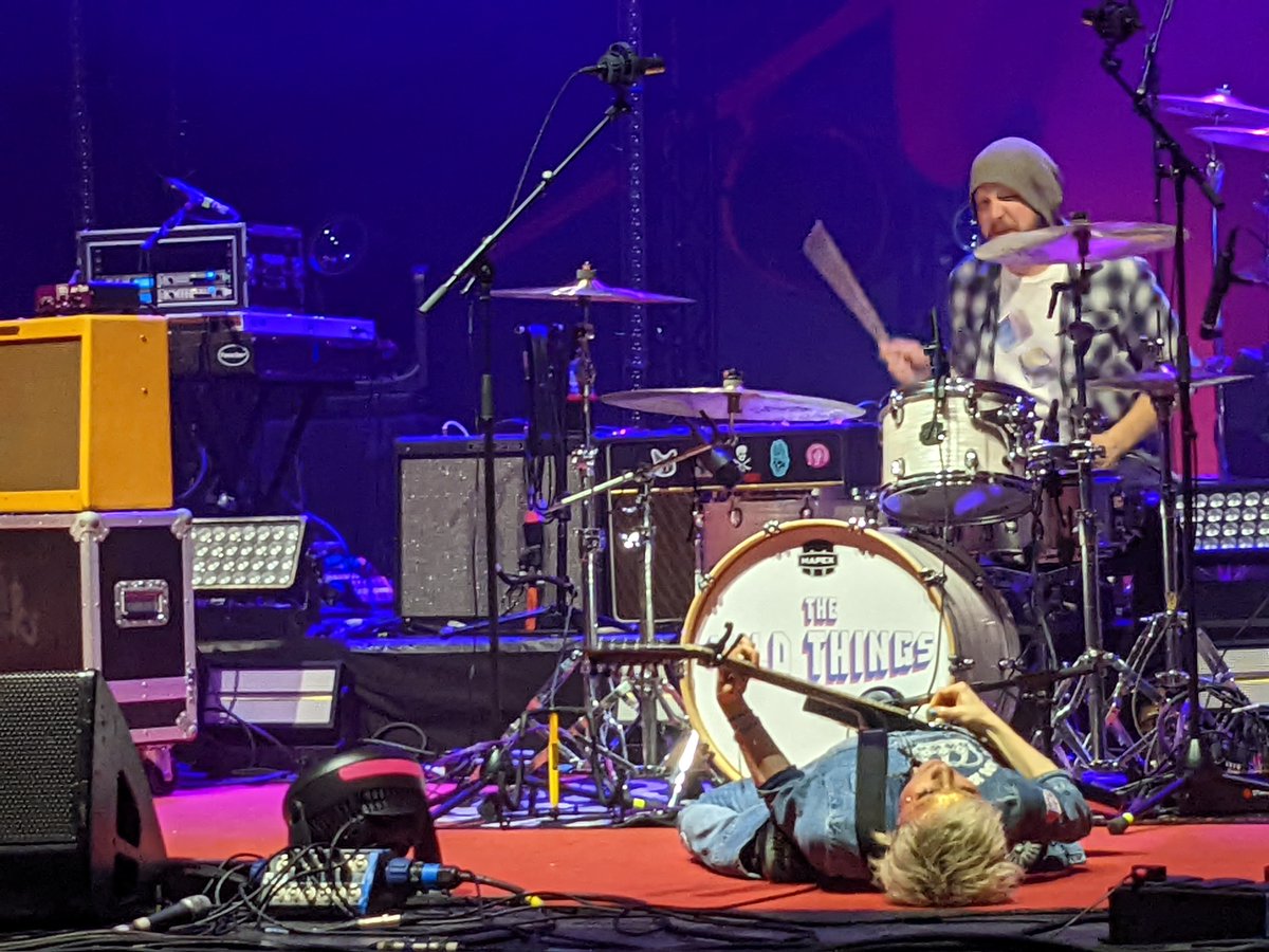 RoxanneC's tweet photo. Watched Feeder last night, they played great. But the star of the show was @TheWildThings They were incredible https://t.co/BB0hCLv40Z