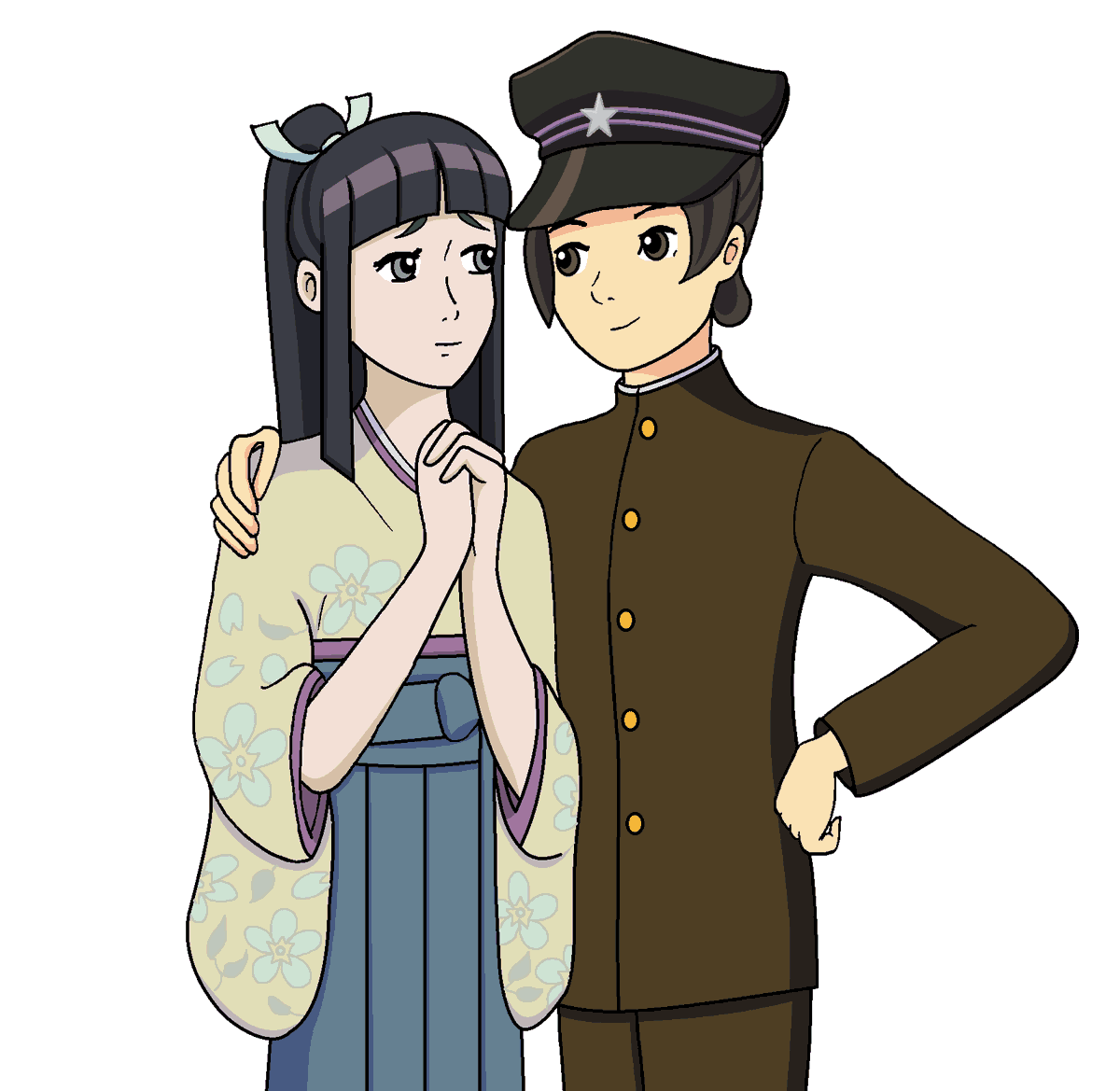 weeklysusato's tweet photo. Day 5 | Gallant and dashing 
#tgaa #susatomikotoba #haorimurasame #reimembami #susahao #AceAttorney https://t.co/uEtv8kG2jR