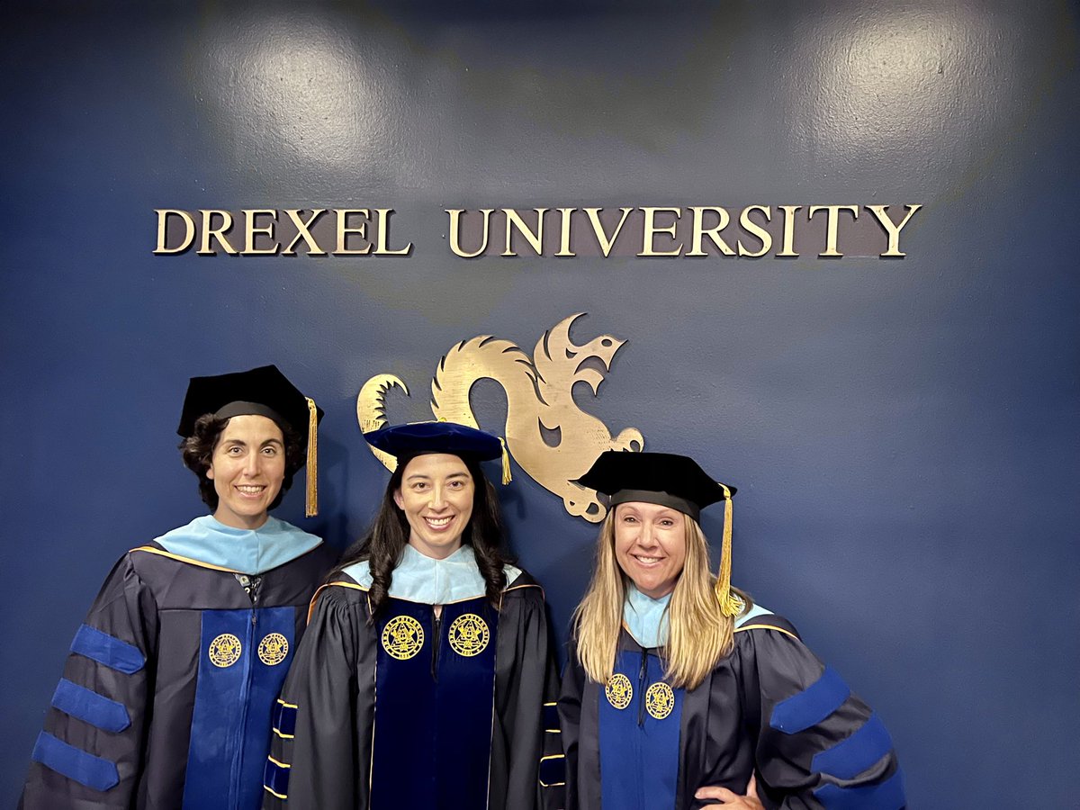 DrRackleyCLSD's tweet photo. The journey to earning a doctorate takes your whole village to love, support &amp; encourage you. A huge shout out to @DrexelSOE for giving the 2020 &amp; 2021 Doctoral Graduates the hooding ceremony that we missed due to the pandemic. It was a fabulous evening! #GoDragons @Drexelalumni https://t.co/5vsNWxliz9