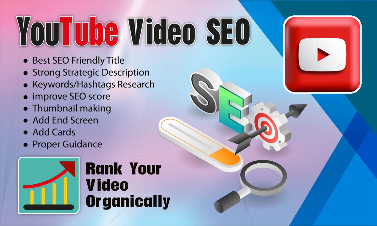 Hellomuhib's tweet photo. if you want to rank your YouTube video on the first page you need to make sure your SEO has done properly. a proper SEO can helps to get organic audience also

check out this for best SEO service : https://t.co/KQszXYv1RQ

#seo #youtube #youtubeseo https://t.co/DGMuIXaWE8