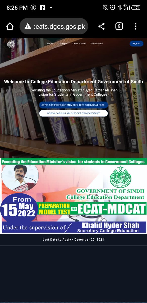 Minister Education & Literacy Government of Sindh tweet media