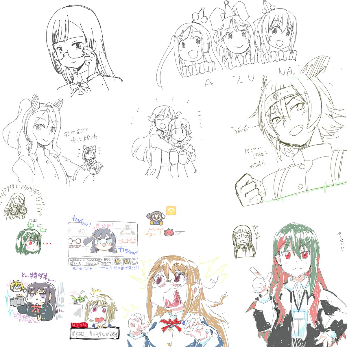本日の絵チャです。参加して頂いた皆さん、ありがとうございましたー! 