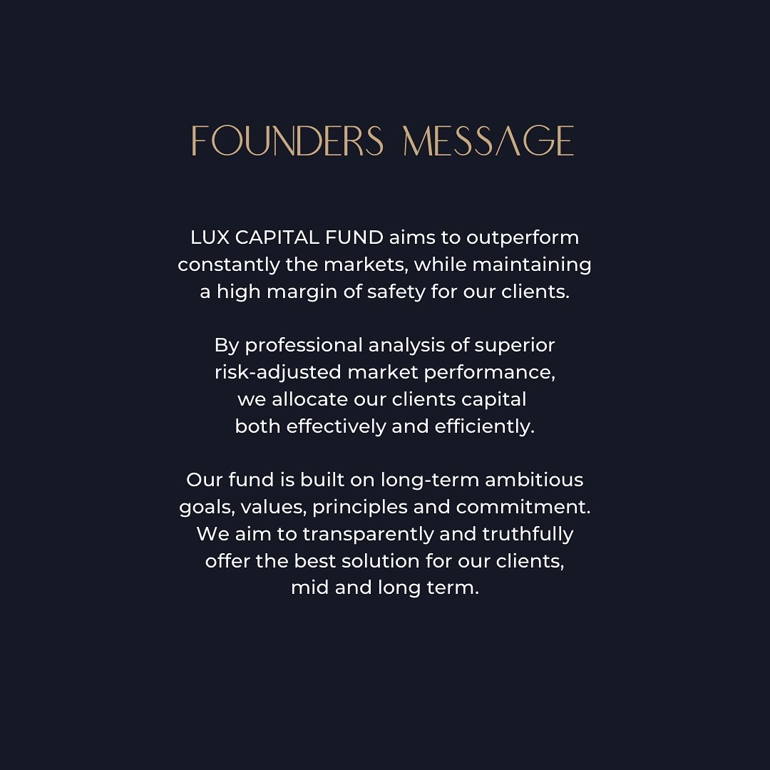 luxcapitalfund's tweet photo. A message from our founders... https://t.co/7A3D20Qarn