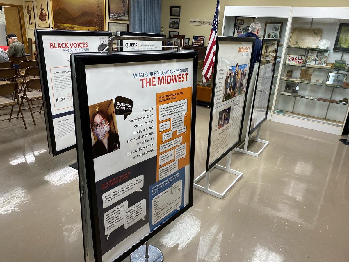 MidwesternStoriesBSU (@mwstoriesbsu) on Twitter photo The Midwestern Stories Exhibit is on display at its third location, the Fayetteville County Historical Museum in Connersville. See it there for the month of May. <a href="/BSUImmersive/">Ball State University Immersive Learning</a> <a href="/bsuenglish/">Ball State English</a> The Midwestern Stories Exhibit is on display at its third location, the Fayetteville County Historical Museum in Connersville. See it there for the month of May. <a href="/BSUImmersive/">Ball State University Immersive Learning</a> <a href="/bsuenglish/">Ball State English</a>