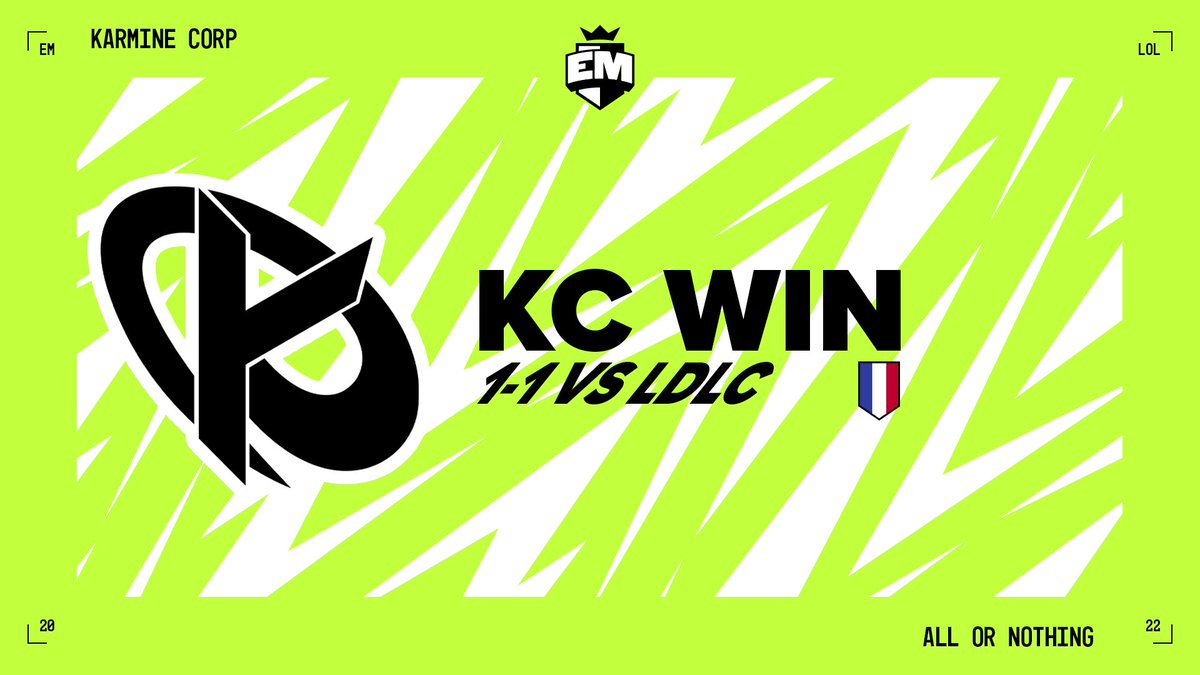 EMEAmasters's tweet photo. .@KarmineCorp even out the series! #EUMasters https://t.co/csN8mrjYDn