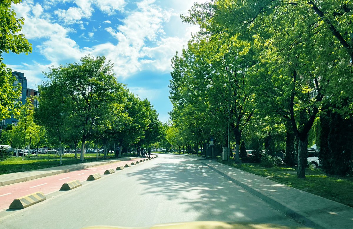 albanzogaj's tweet photo. Një prej rrugëve më të bukura të Prishtinës! #Dardani #Green #Spring #Prishtina 🌳☘️🌳☘️🌳☘️🌳☘️🌳☘️ https://t.co/lQpfmGFWGK