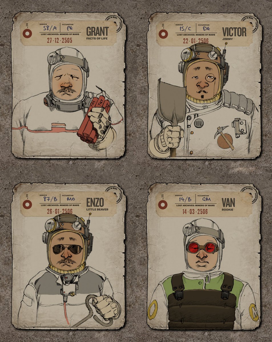 CrzyKCollective's tweet photo. @DelyKidNFT @MonkeDAO @thugDAO @TombStonedHS Miners of Mars https://t.co/LRlhgP3Bx9
