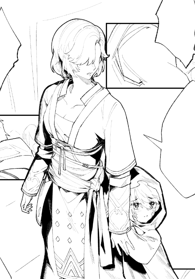 [ FFXIV ] Oh It's already Mother's Day here! I don't have any special art planned but here's a drawing of Ledachan's mom from smth I'm doing UwU 