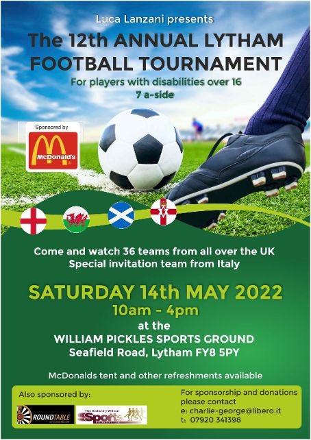 anth_anth's tweet photo. Planning is completed for Lythan St Anne’s Pan Disability Tournament on Saturday 14th May.#EveryPlayerCounts #AbilityNotDisabilty https://t.co/79vzuO1BQk