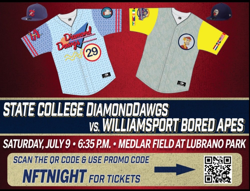 DiamondDawgsNFT's tweet photo. Gm, Dawgs π
π₯ ICYMI, a lot of announcements last night on our #TwitterSpace. Tickets for #DDvsBAYC are live, use the QR code in the picture.
π Listen to the Space here - https://t.co/kvbQDlD5rR https://t.co/OECSMTHGIT