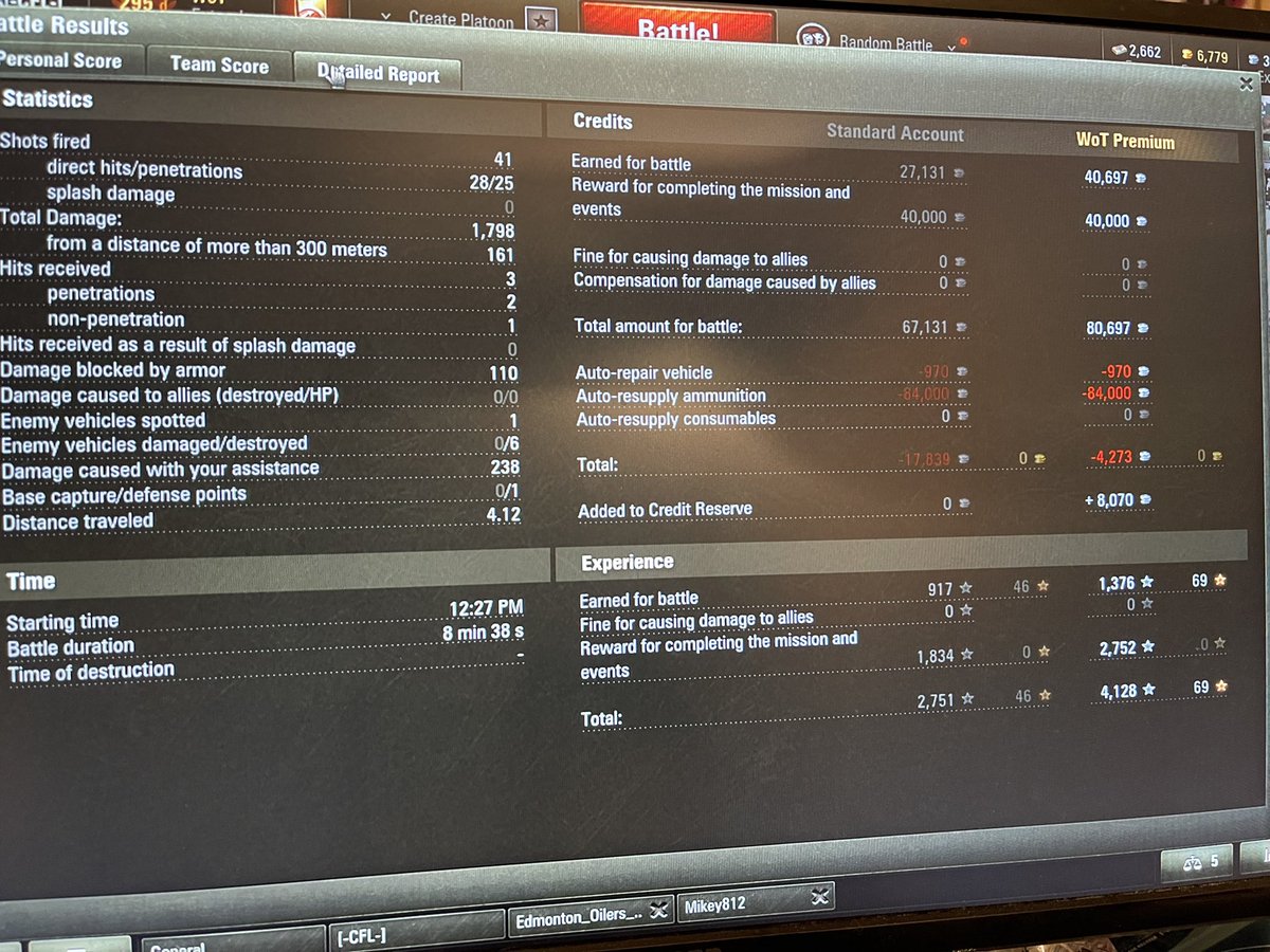 tisssmannn's tweet photo. @worldoftanks IGN- Tenseconds 
Tank- T-43
Base- 917xp https://t.co/KjRlkzqbPr