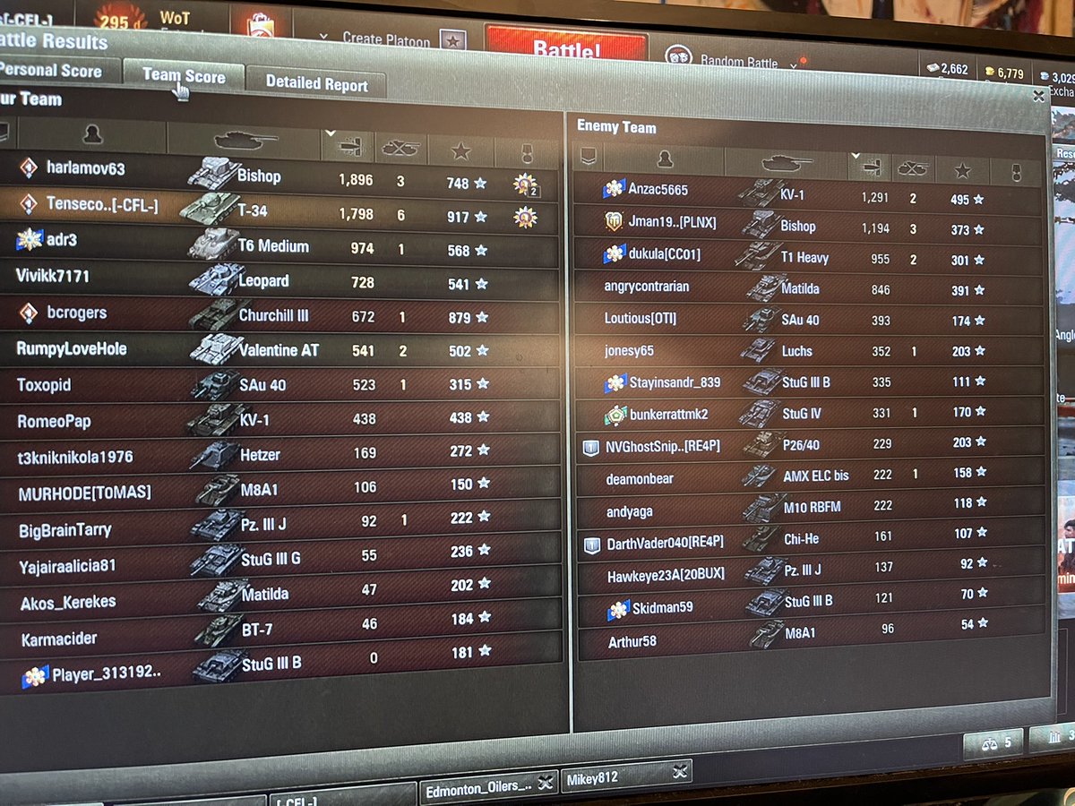 tisssmannn's tweet photo. @worldoftanks IGN- Tenseconds 
Tank- T-43
Base- 917xp https://t.co/KjRlkzqbPr