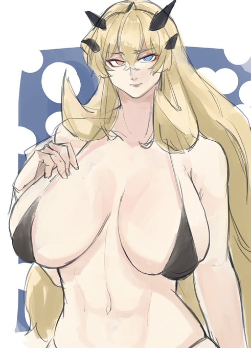 深夜のrkgk
最近暑いのでバゲ子にマイクロビキニ着せました 