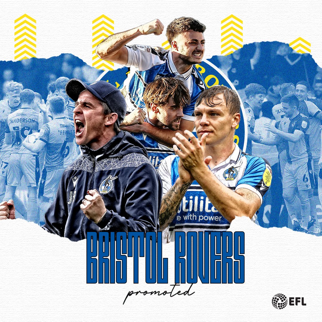 🆙 <a href="/Official_BRFC/">Bristol Rovers</a> are heading back to <a href="/SkyBetLeagueOne/">Sky Bet League One</a>!

#EFL | #SkyBetLeagueTwo