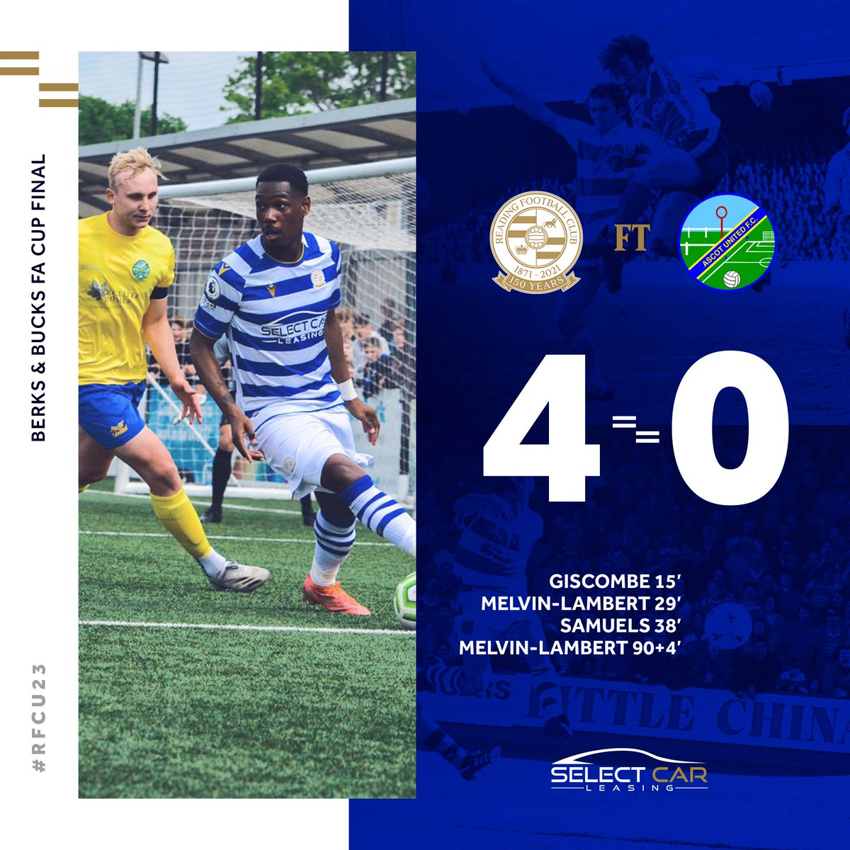 Champions!

#RFCU23 defeat <a href="/AscotUnitedFC/">Ascot United FC</a> to take the <a href="/BerksandBucksFA/">Berks & Bucks FA</a> Cup! 🏆