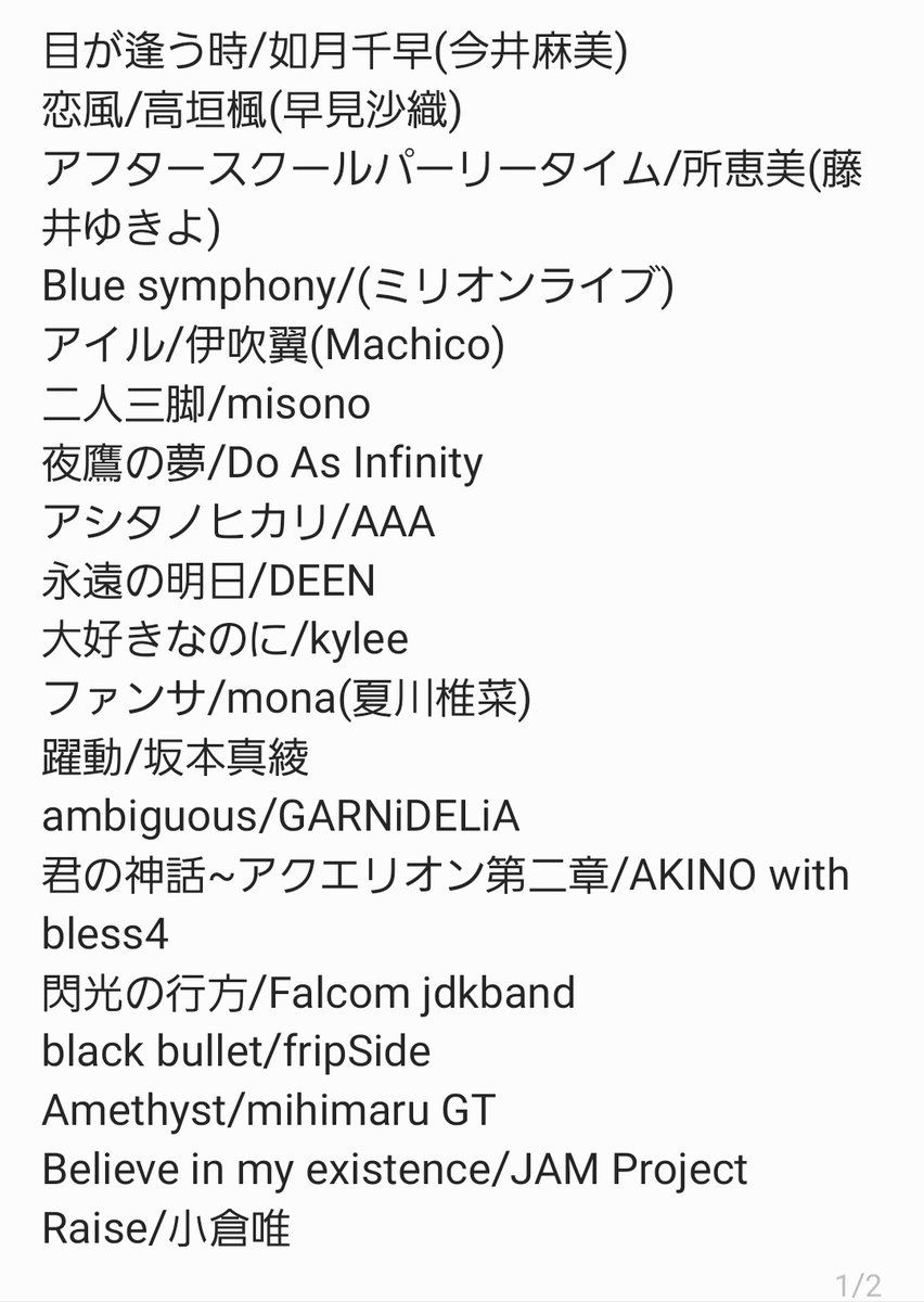 simple_is_pien's tweet photo. 好き曲リスト厳選30曲ちょい2022年番 https://t.co/cxCvJpEB9n