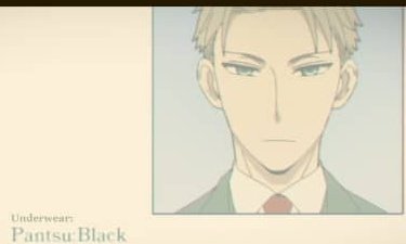 motioncrush5's tweet photo. #SPY_FAMILY
Everyone talking about Drunk Yor but let's not forget that inside Loid's description, it said that his 'pantsu' is black. https://t.co/aBDGtGk5Zx