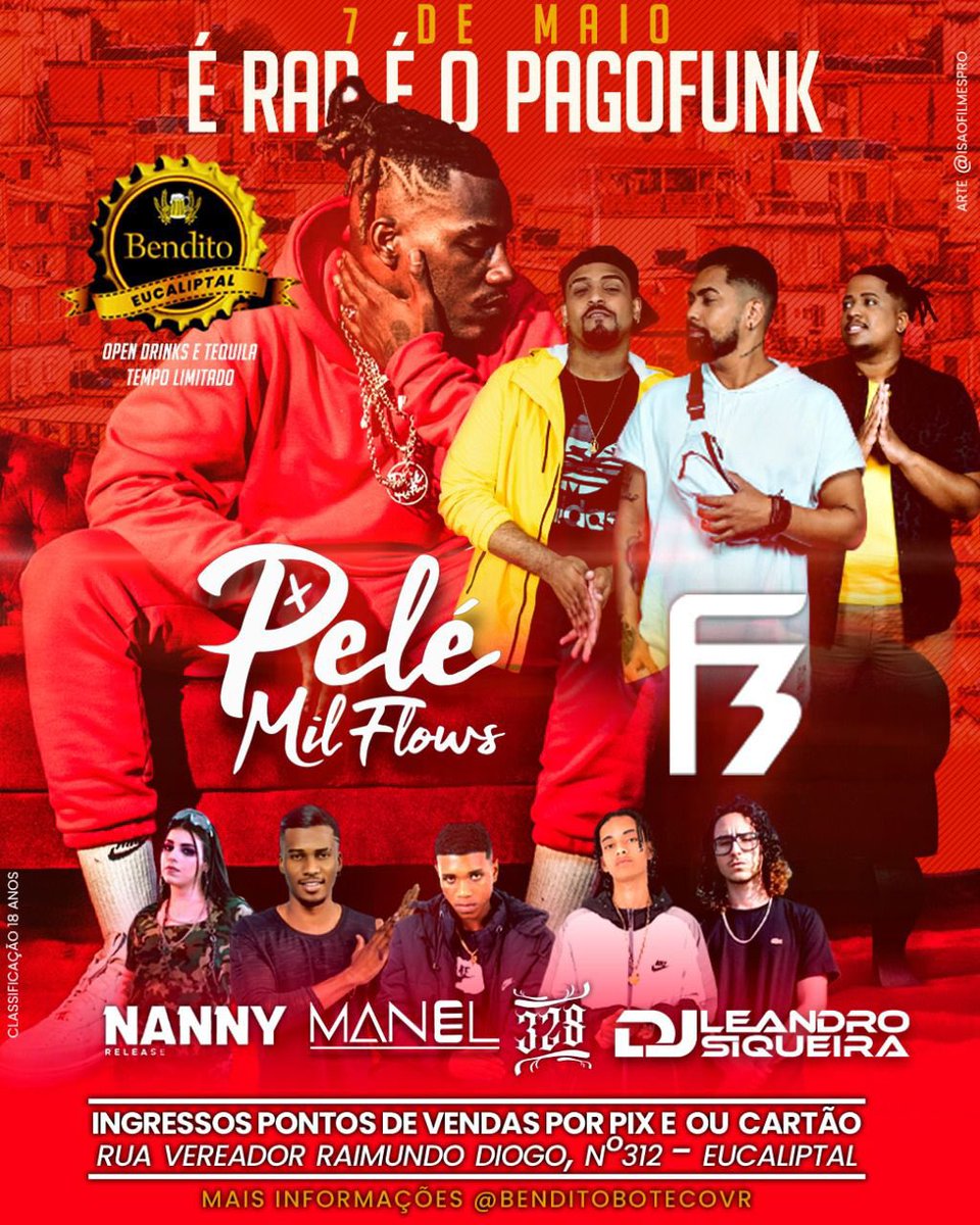 3_faixa's tweet photo. Salve Tropa 🚀
É hoje apartir das 21H no @BenditoBoteco Faixa3 @cantormanel & @MilFlows pra vocês 🔥
#faixa3 #funk #trap #rnb https://t.co/G6tDcax33p