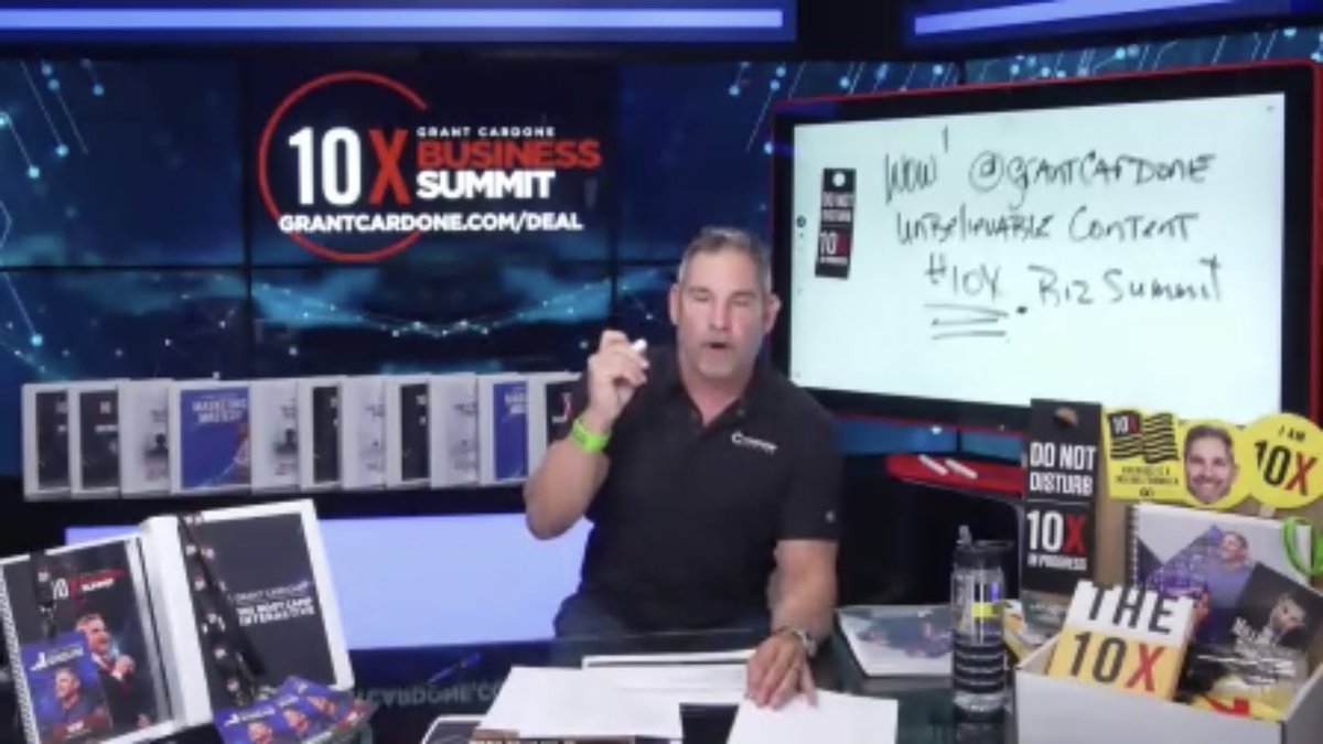 GiosNFTs's tweet photo. Wow! @GrantCardone unbelievable content #10X Biz Summit. https://t.co/VxHWtNkpO4