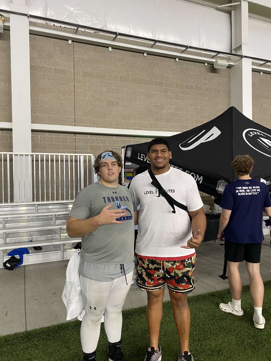 Had a really great time at the <a href="/levelupelitesFB/">Level Up Elite FB</a> lineman showcase!! Was able to ball out represent <a href="/WestlakeFootbal/">Westlake Football</a> !! <a href="/CoachVili/">Vili Halasima</a> @baby76kings <a href="/levelupelitesFB/">Level Up Elite FB</a> <a href="/SnowCollegeFB/">Snow College Badger Football</a> <a href="/BYUFBRecruiting/">BYU Football Recruiting</a> <a href="/DixieState_FB/">Haha</a> <a href="/recruiting_prep/">Elite Prep Recruiting</a>