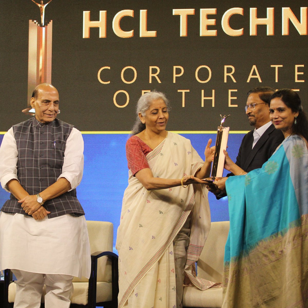 hcltech's tweet photo. We are thrilled to be a winner at the Economic Times Awards for Corporate Excellence! HCL Technologies was awarded in the Citizen of the Year category for making significant progress on social, environmental and governance challenges. https://t.co/eqNJiAkr1g
