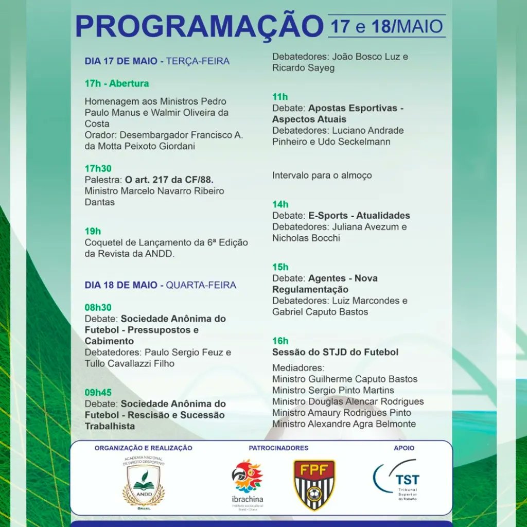 AcademiaNacion4's tweet photo. O 𝙅𝙐𝙍𝙄𝙎𝙋𝙊𝙍𝙏𝙎 - Brasília está chegando!!!

Confira nossa agenda e realize a sua inscrição pelo site da ANDD.

https://t.co/owHYPfs3r5

#jurisports #andd #anddj #anddj_brasil #andd_brasil #direitodesportivo https://t.co/uE7dDWr1Xd