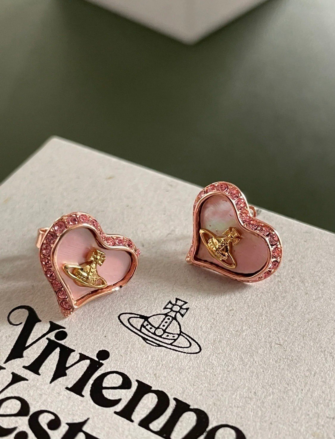Love heart on sale vivienne westwood earrings