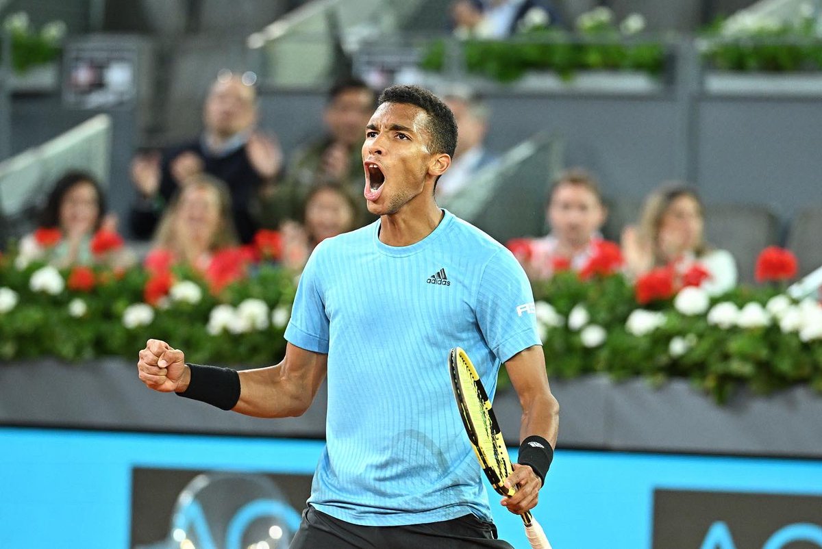 felixtennis's tweet image. Was a pleasure fighting in front of you all yesterday🙏🏽 
Didn’t go my way this time but I’ll be back stronger💪🏽
Gracias Madrid❤️🇪🇸

📸: @corinnedubreuil | @atptour